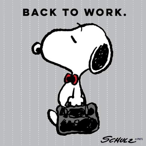 Volviendo al trabajo